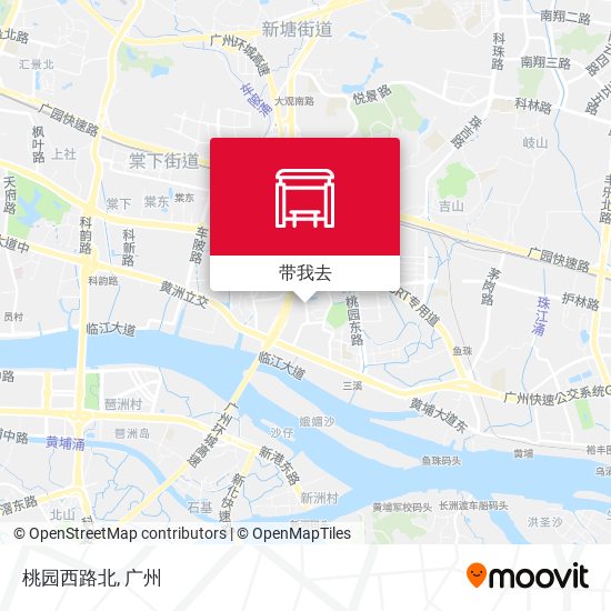 桃园西路北地图