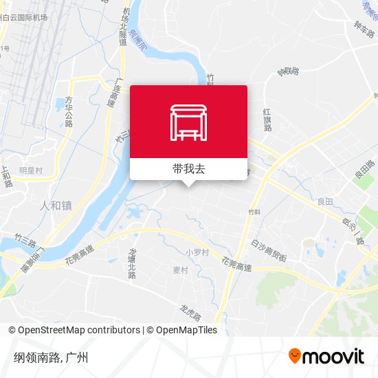 纲领南路地图