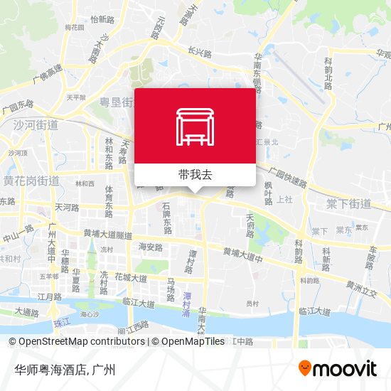 华师粤海酒店地图