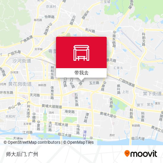 师大后门地图