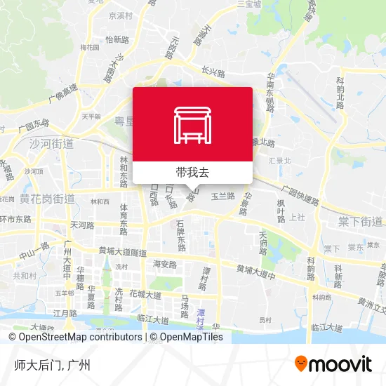 师大后门地图
