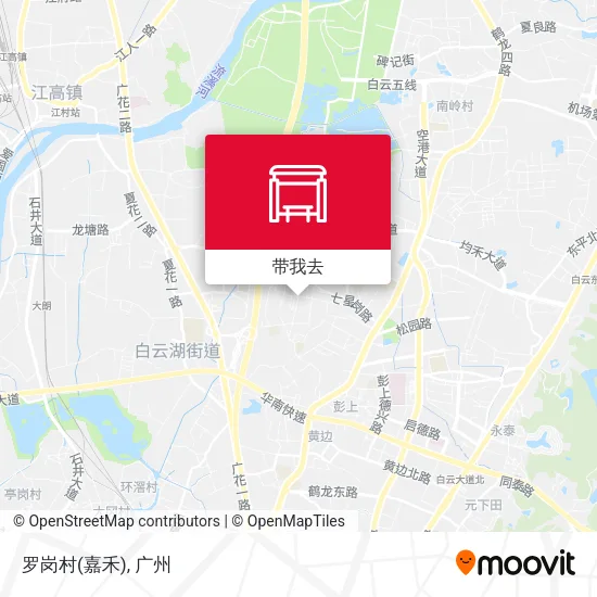 罗岗村(嘉禾)地图