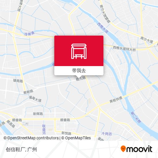 创信鞋厂地图