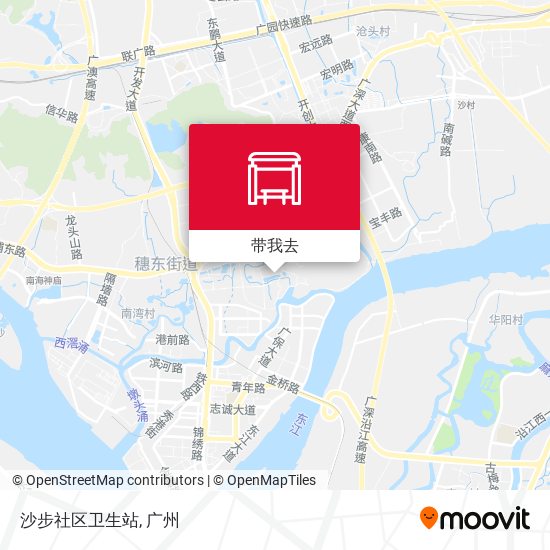 沙步社区卫生站地图
