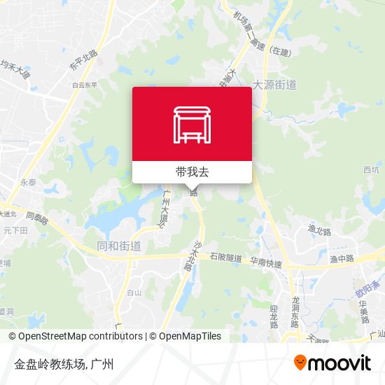 金盘岭教练场地图
