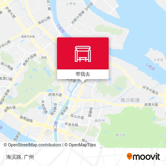 海滨路地图