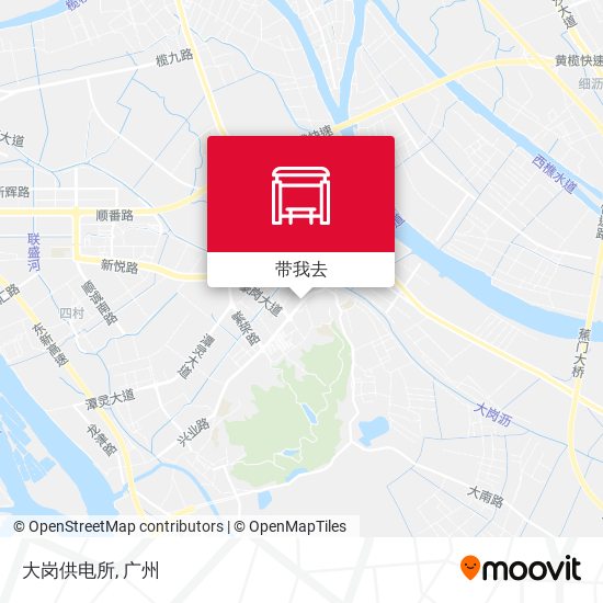 大岗供电所地图
