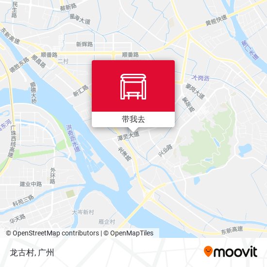 龙古村地图