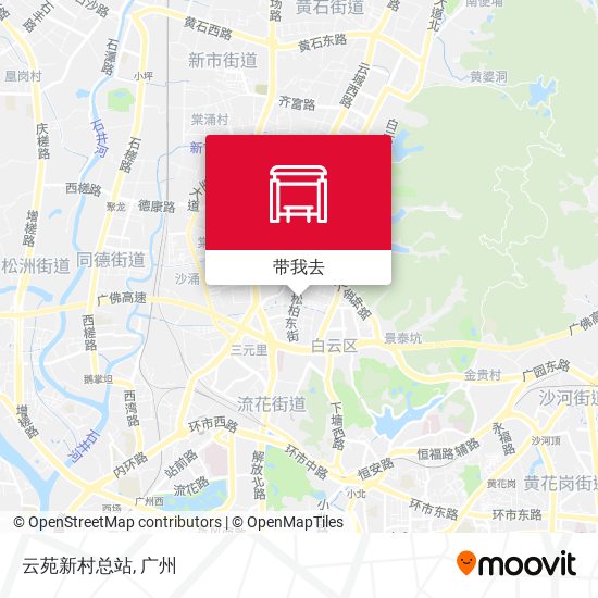 云苑新村总站地图
