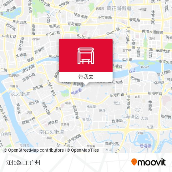 江怡路口地图
