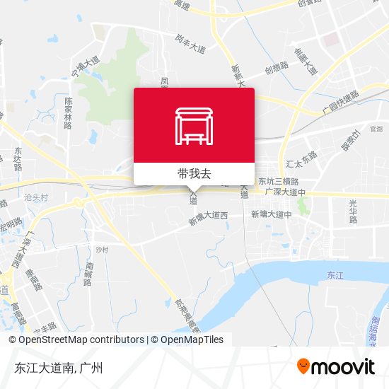 东江大道南地图