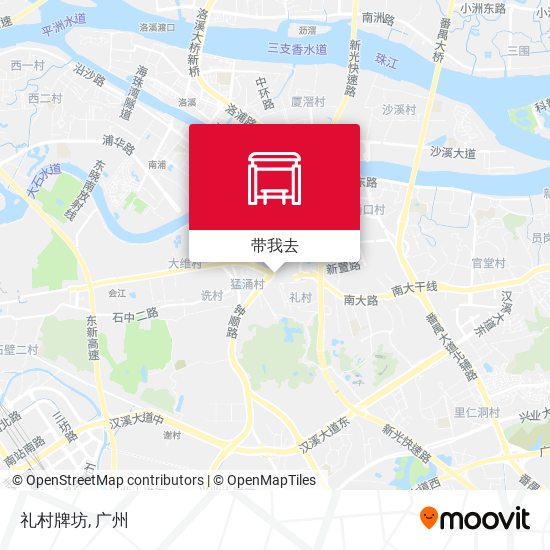 礼村牌坊地图