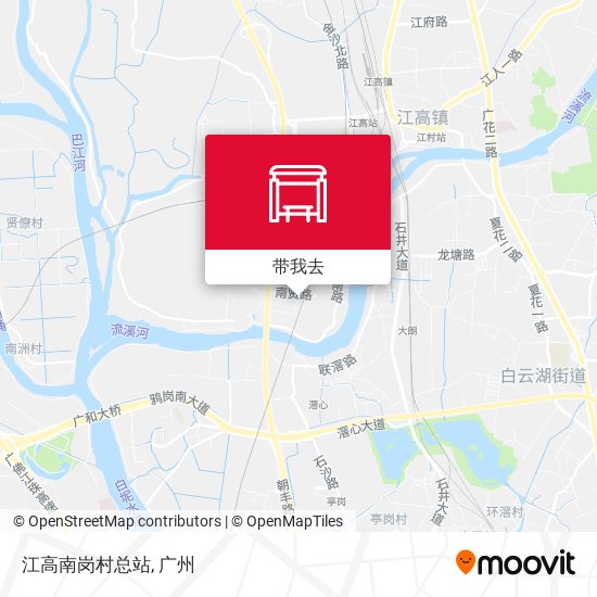 江高南岗村总站地图