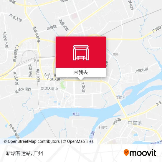 新塘客运站地图