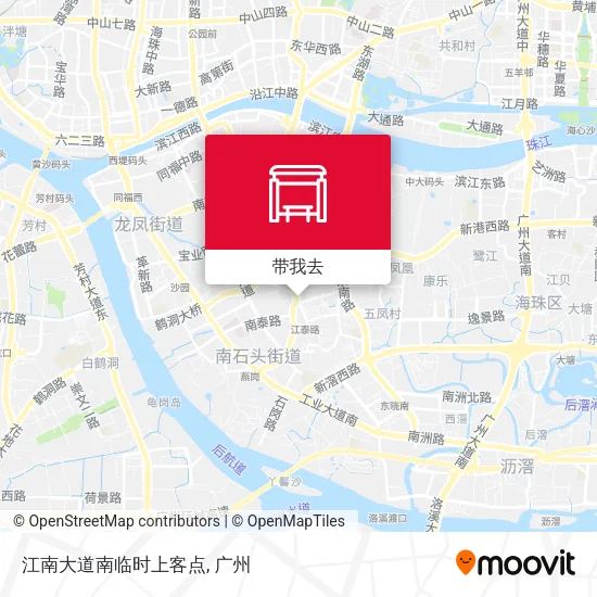 江南大道南临时上客点地图