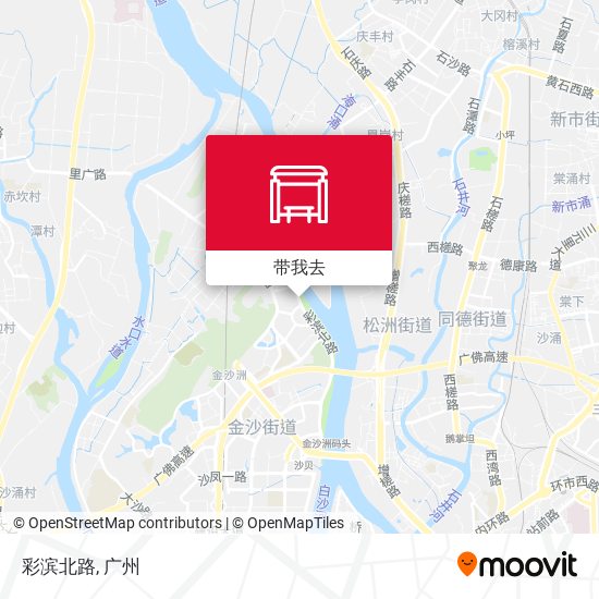 彩滨北路地图