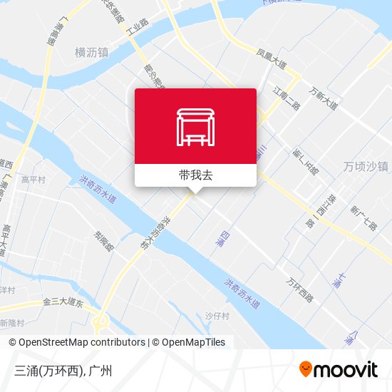 三涌(万环西)地图