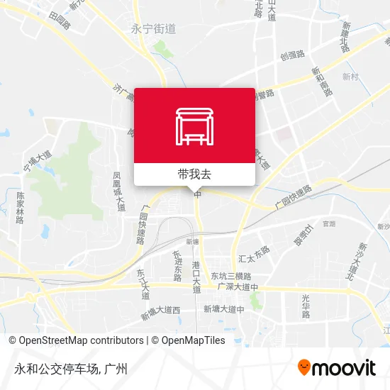 永和公交停车场地图