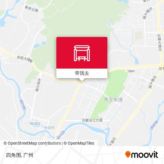四角围地图