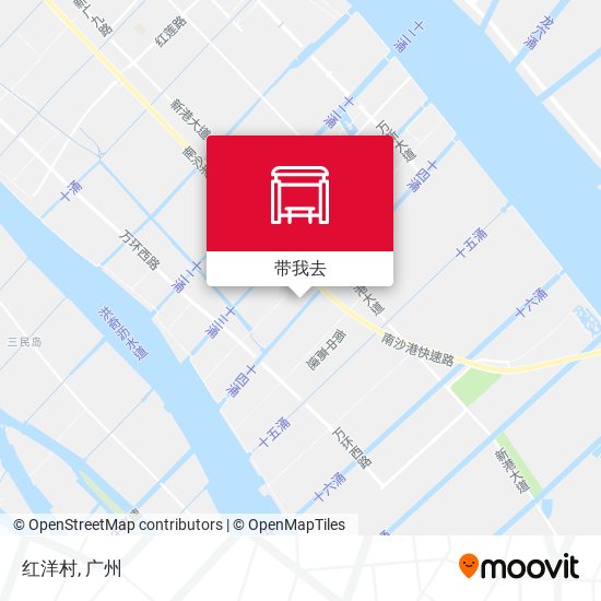 红洋村地图