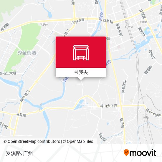 罗溪路地图