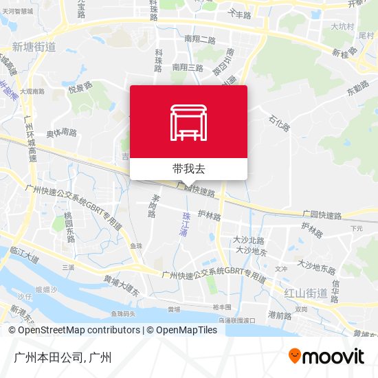 广州本田公司地图