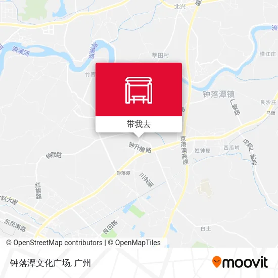 钟落潭文化广场地图