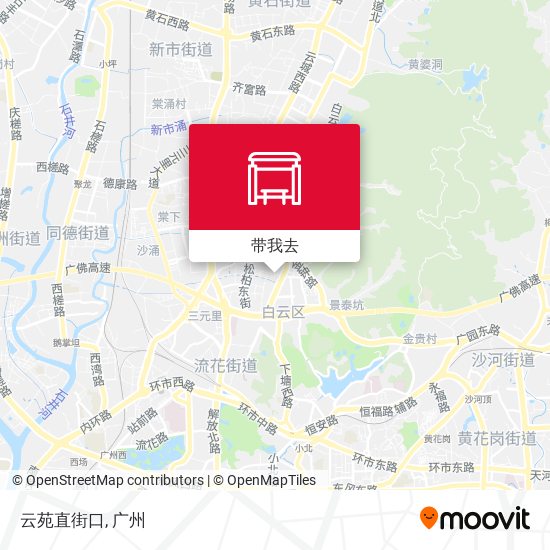 云苑直街口地图