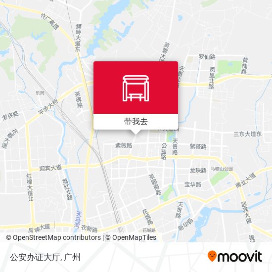 公安办证大厅地图