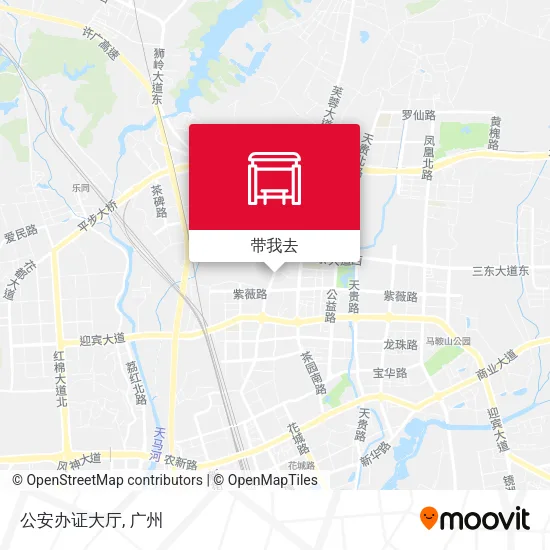 公安办证大厅地图