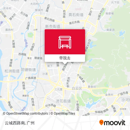 云城西路南地图