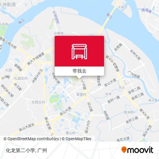 化龙第二小学地图