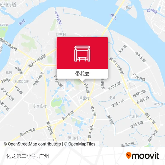 化龙第二小学地图