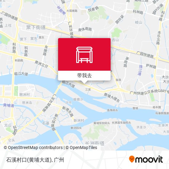 石溪村口(黄埔大道)地图