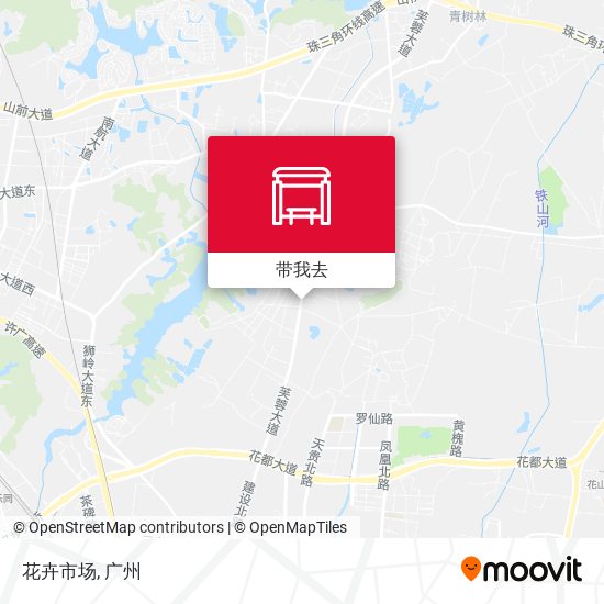 花卉市场地图