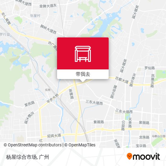 杨屋综合市场地图