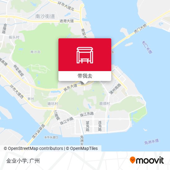 金业小学地图