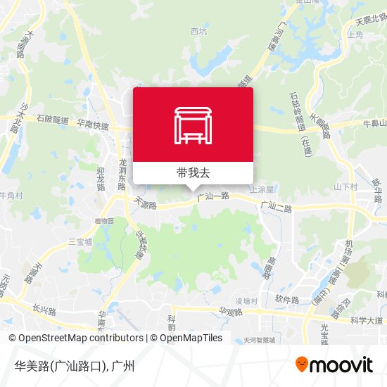 华美路(广汕路口)地图