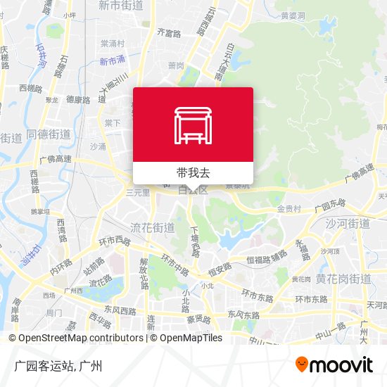 广园客运站地图