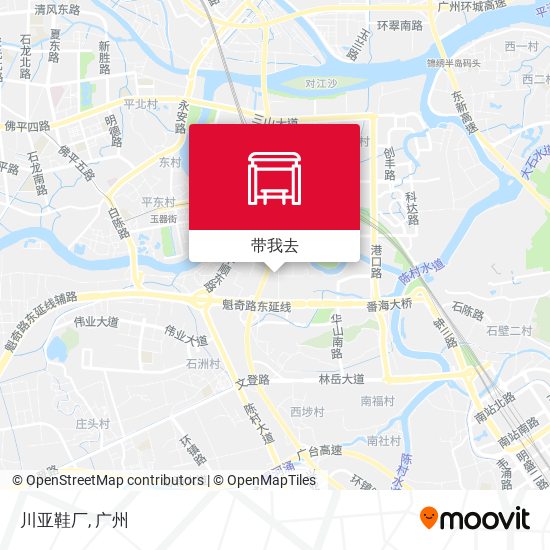 川亚鞋厂地图