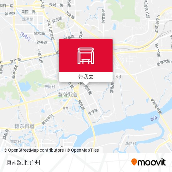 康南路北地图