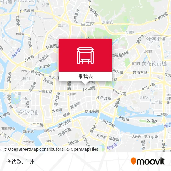 仓边路地图