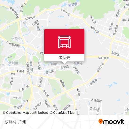 萝峰村地图