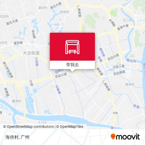海傍村地图