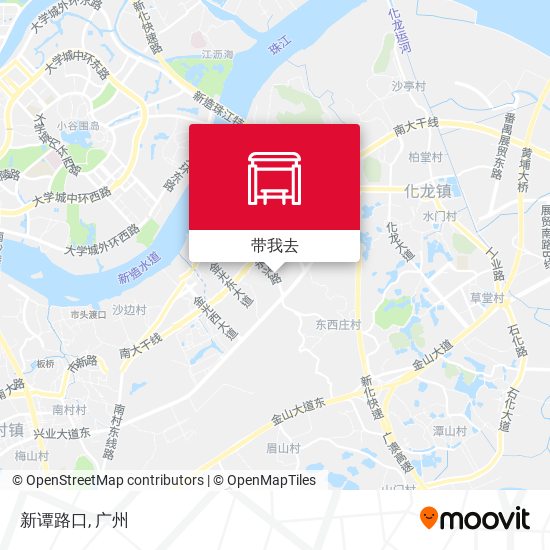 新谭路口地图