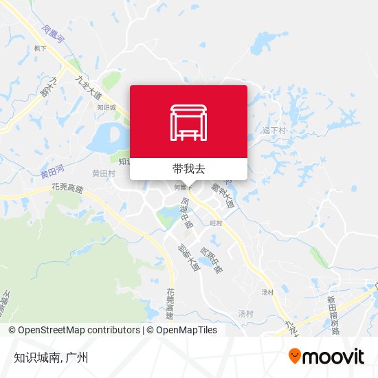 知识城南地图