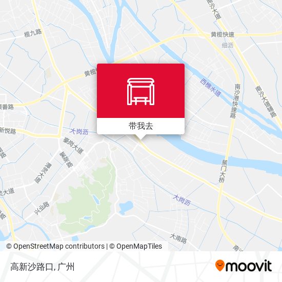 高新沙路口地图