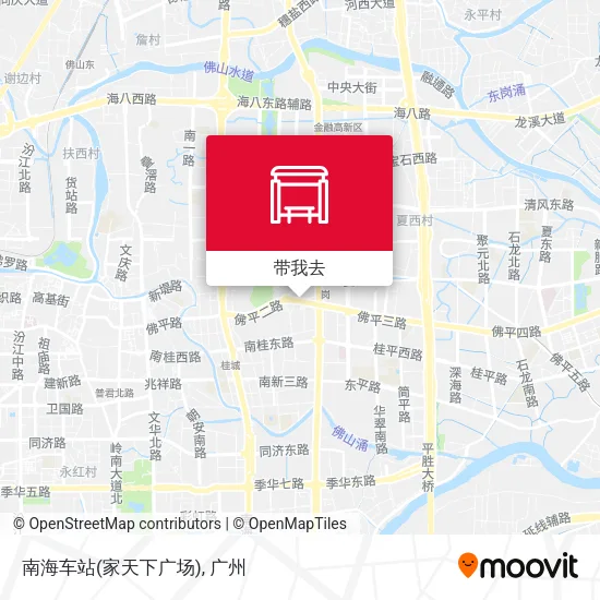 南海车站(家天下广场)地图