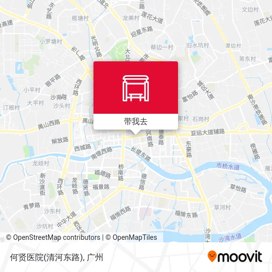 何贤医院(清河东路)地图