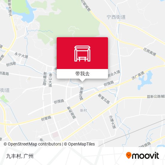 九丰村地图